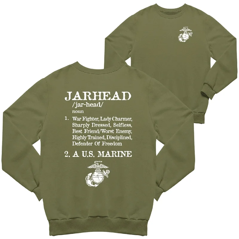 Weekend Savings Extravaganza White Jarhead 2-Sided Sweatshirt