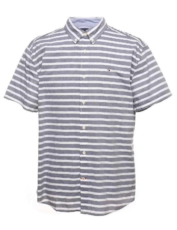 Online Specials Tommy Hilfiger Grey Striped Shirt - XL