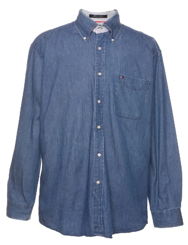 Can't Be Beat Tommy Hilfiger Denim Shirt - L