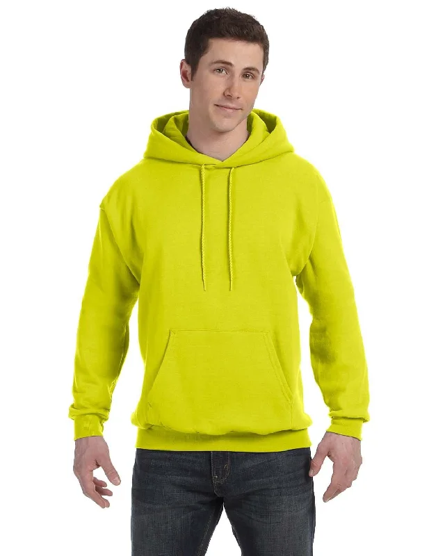 Weekend Savings Bonanza Hanes 50/50 Hoodie Sweatshirt | Safety Green