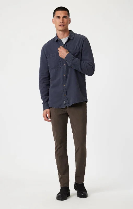 Unbeatable Prices MILTON SLIM STRAIGHT CHINO IN OAK LUXE TWILL