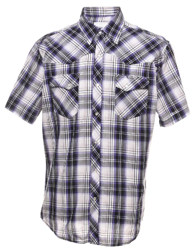 Bargain Prices Wrangler Checked Western Shirt - L