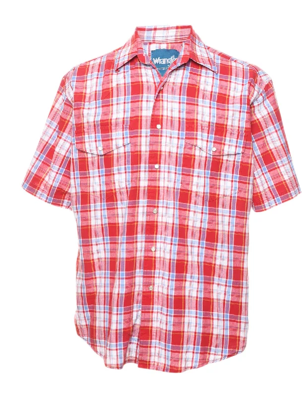 Deal Dash Wrangler Checked Western Shirt - M