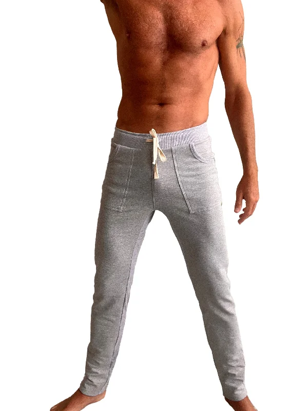 Steal Deal **Winter Collection** MID-Weight Luxury-Fleece Track & Lounge Sweat Pant (Heather Grey)