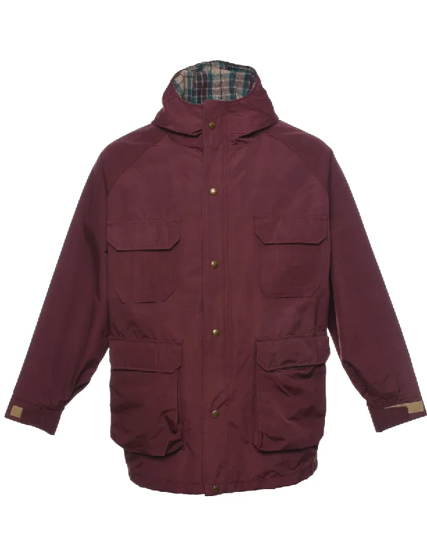 Special Offer Woolrich Maroon Jacket - L