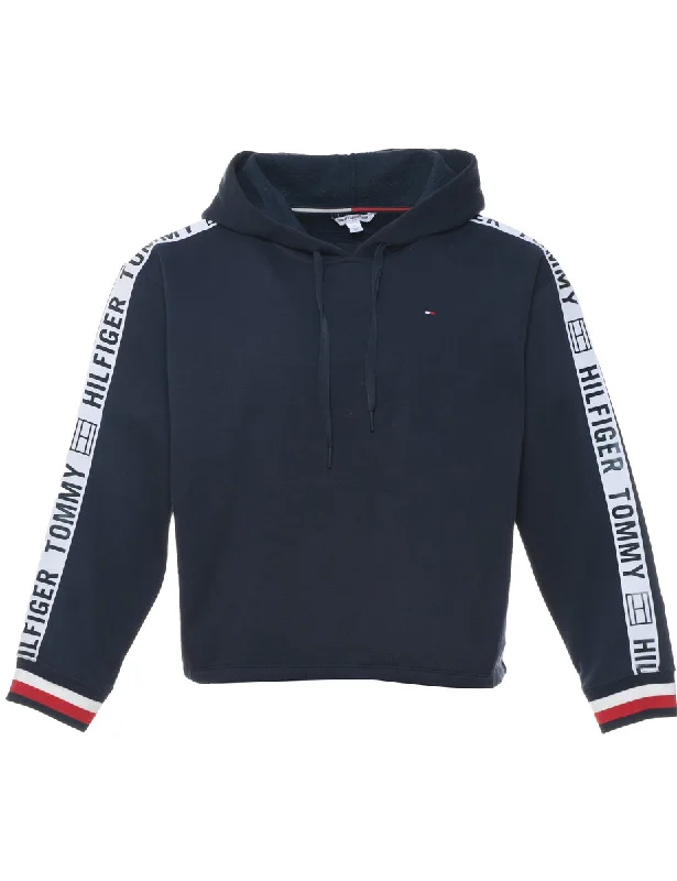 Low Cost Tommy Hilfiger Navy, Red & White Hooded Sweatshirt - M