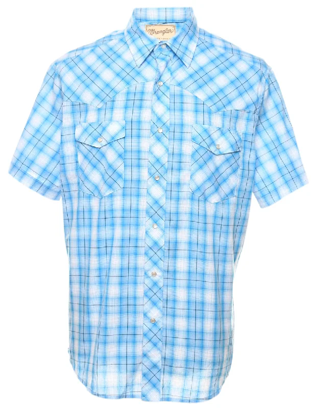 Bonus Savings Wrangler Checked Western Shirt - L