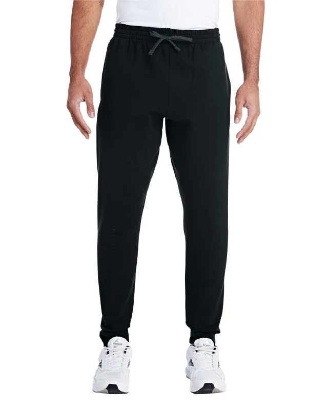 Final Markdown Jerzees Jogger Sweat Pant | Black/ Chrcl Gry