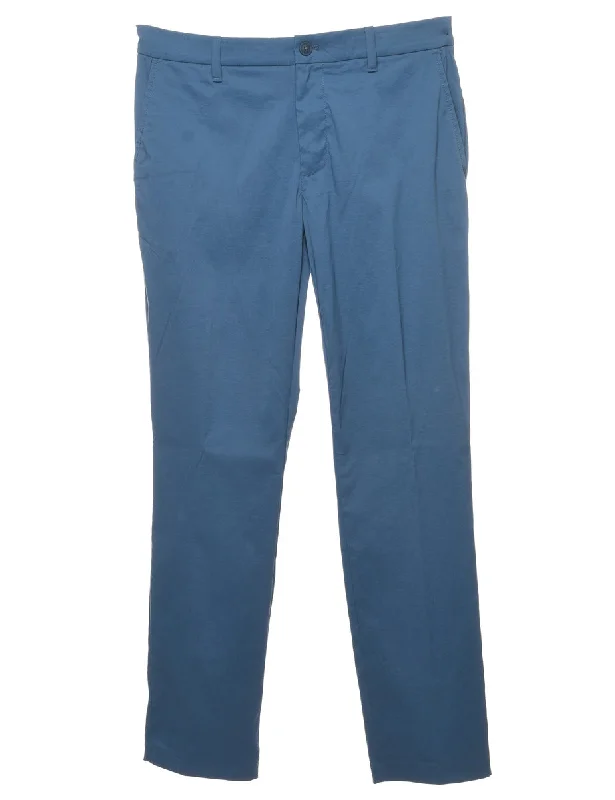 Final Clearance Tommy Hilfiger Teal Suit Trousers - W32 L32