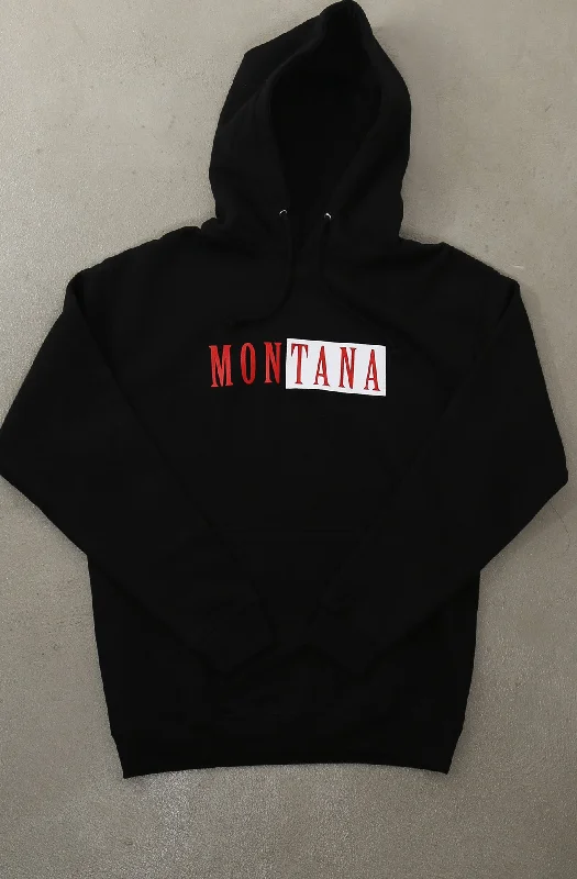 Flash Sale Montana (Men's Black Hoody)