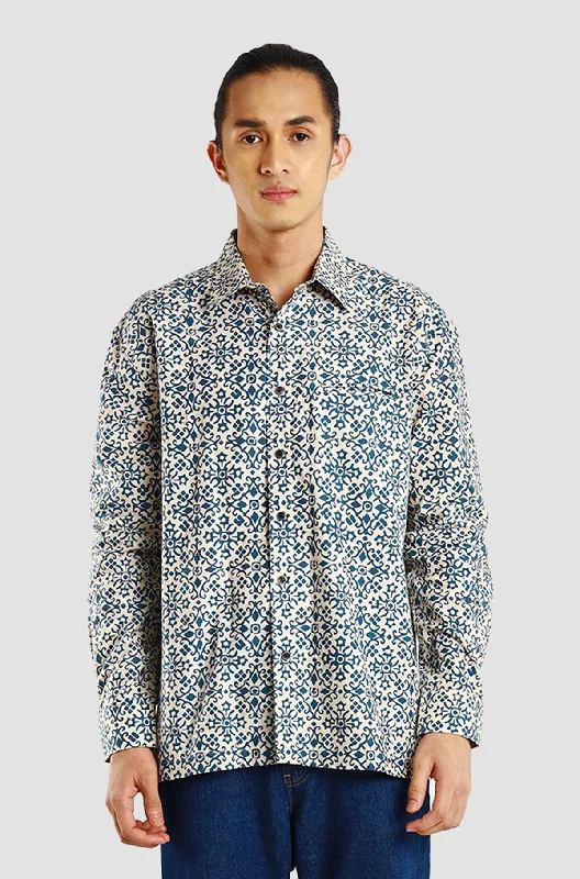 Extra Savings My Modern Fit Long Sleeve Petunia Deep Teal Outline