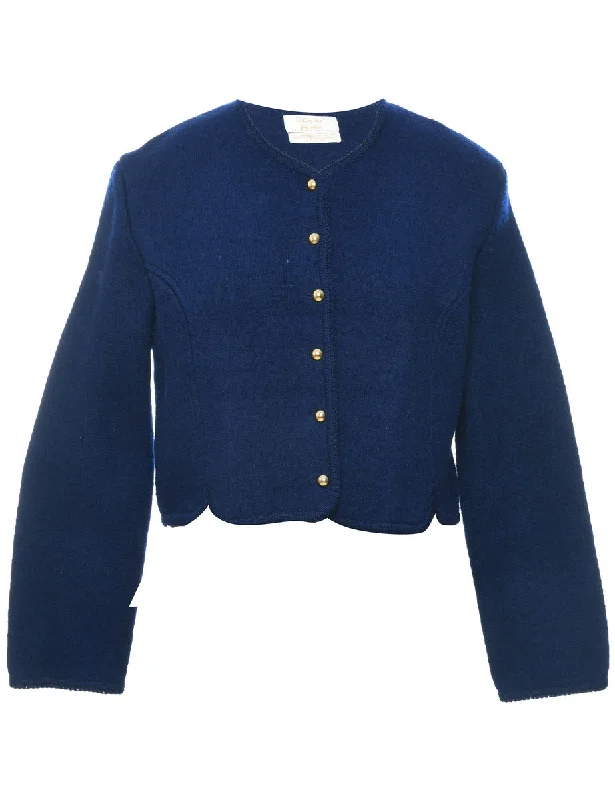 Weekend Bargains to Savor Wool Cropped Cardigan - M
