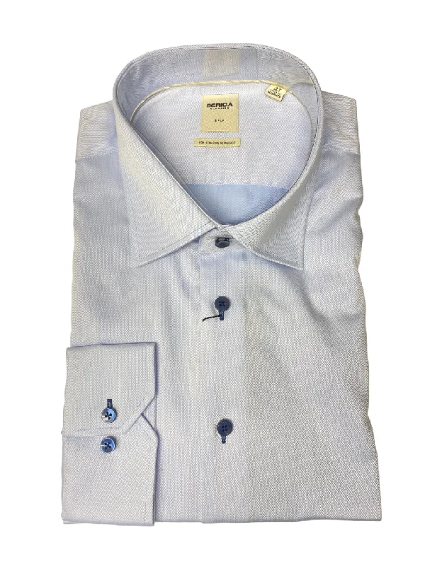 Weekend Savings Spectacle Serica Semi Tapered Classic 100% Cotton Textured Dress Shirt Navy - C2459115 Weekend Savings Spectacle Serica Semi Tapered Classic 100% Cotton Textured Dress Shirt Navy - C2459115
