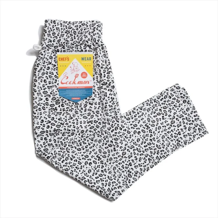 Super Deal Cookman Chef Pants - Snow Leopard