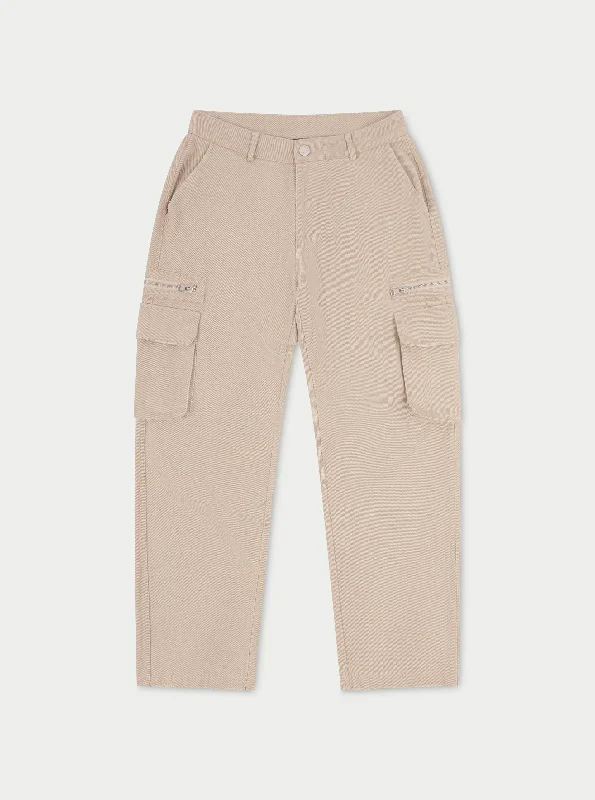 Great Bargains PATCH POCKET TWILL CARGOS - BEIGE