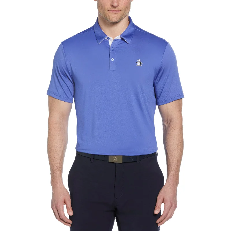 Special Savings Original Block Design Golf Polo Shirt In Amparo Blue