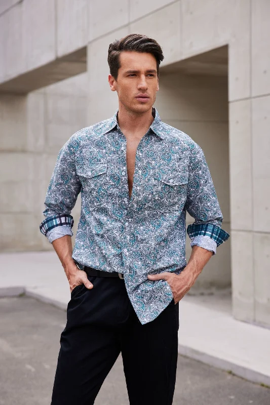 Discount Extravaganza Floral Dress Slim Shirt (US Only)