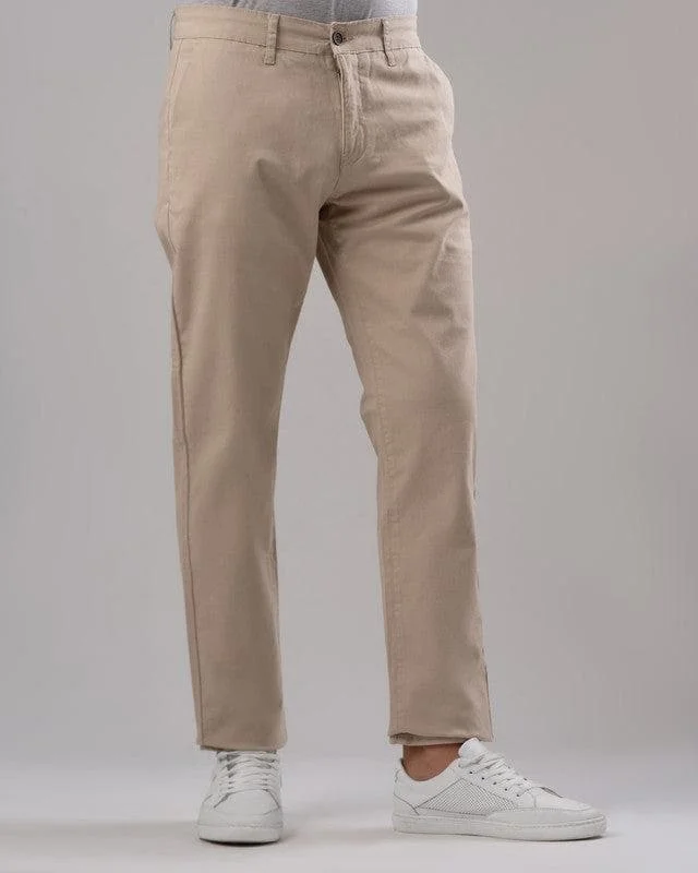 Quick Sale SLIM FIT CHINO TROUSERS  - BEIGE