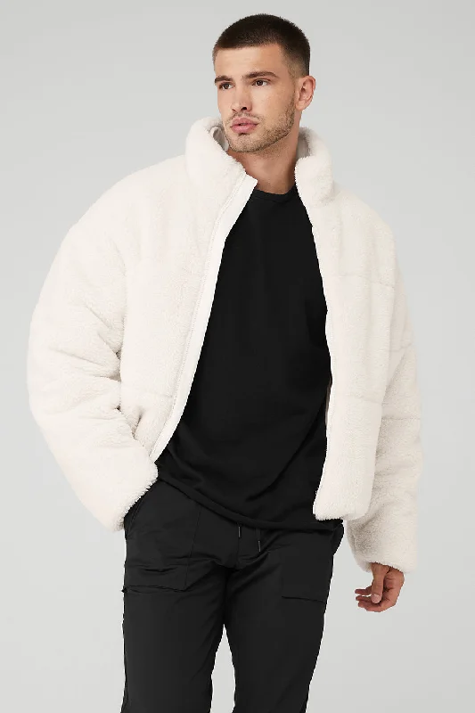 Super Deal Sherpa Stage Puffer - Ivory
