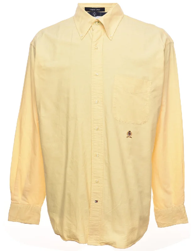 Deal Alert Tommy Hilfiger Long-Sleeve Pale Yellow Shirt - XL