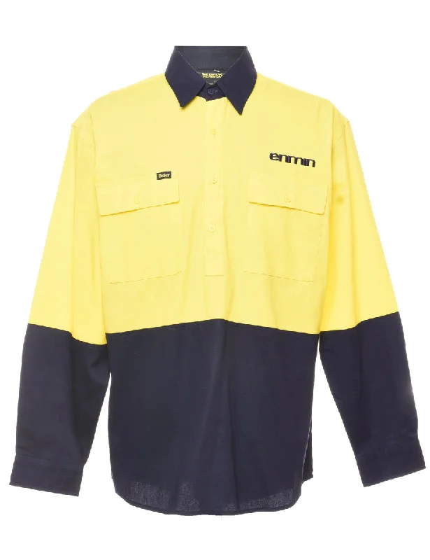 Weekend Savings Extravaganza Two Tone Workwear Shirt - L