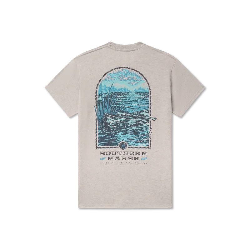 Weekend Deals That Please Relax & Explore Tee - Canoe