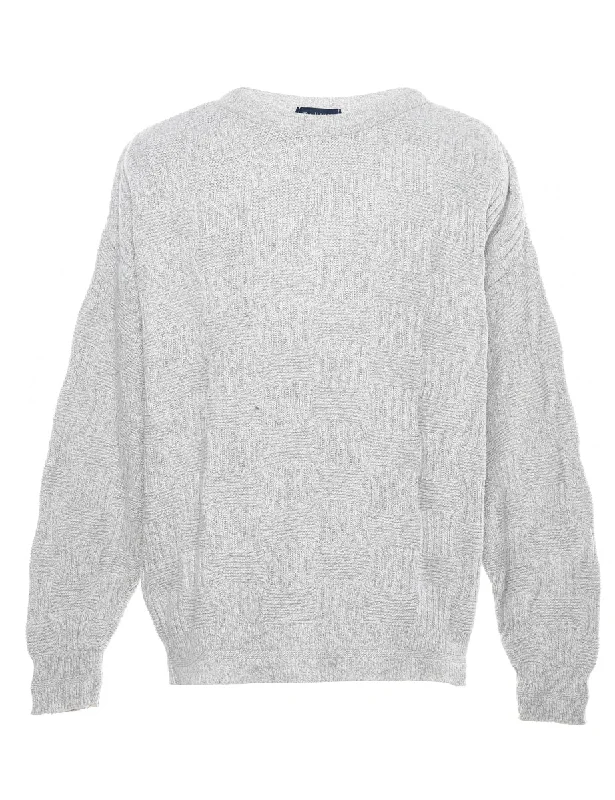 Price Cut Van Heusen Light Grey Jumper - XL