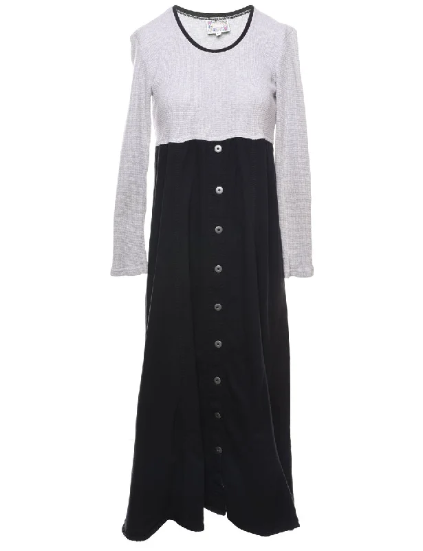 Weekend Deals That Impress Two Tone Maxi Dress - M