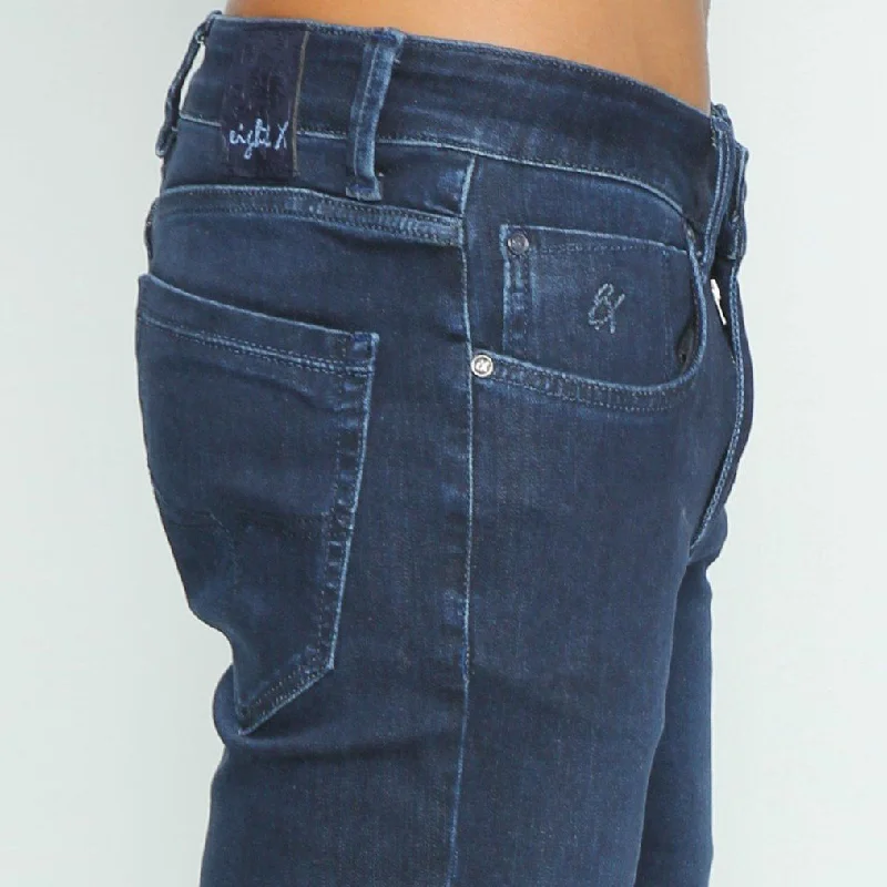 Shop and Save Slim Fit Stretch Dark Denim Jeans #EIG-29