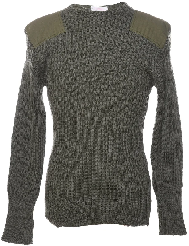 Big Discounts Wool Olive Green Jumper - M
