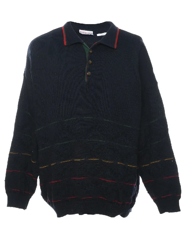 Weekend Bargains to Snag Wool Navy Jumper - XXL