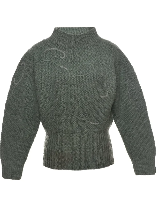 Weekend Price Cuts Galore Wool Cable Knit Jumper - S