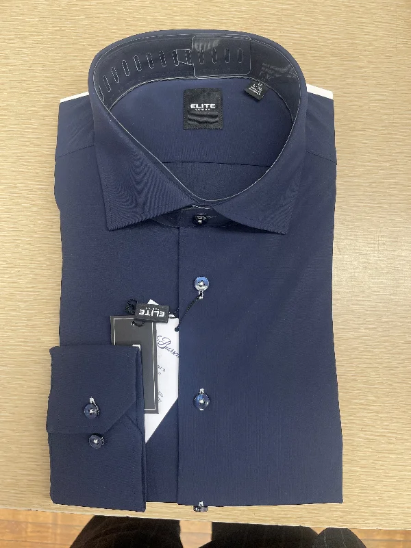 Daily Deals Serica Elite Non-Iron Dress Shirt - E - 2467066 18 Blue