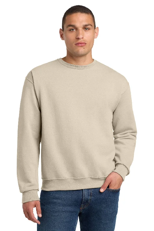 Weekend Bargains Await You Jerzees Mens NuBlend Fleece Crewneck Sweatshirt - Heather Sweet Cream Weekend Bargains Await You Jerzees Mens NuBlend Fleece Crewneck Sweatshirt - Heather Sweet Cream
