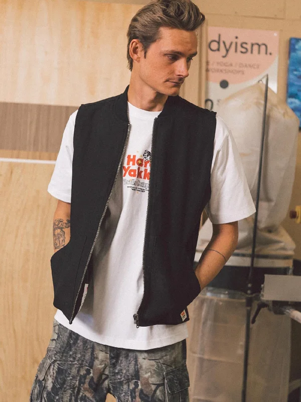Doorbuster Deal Hard Yakka X Thrills Carpenter Vest - Black