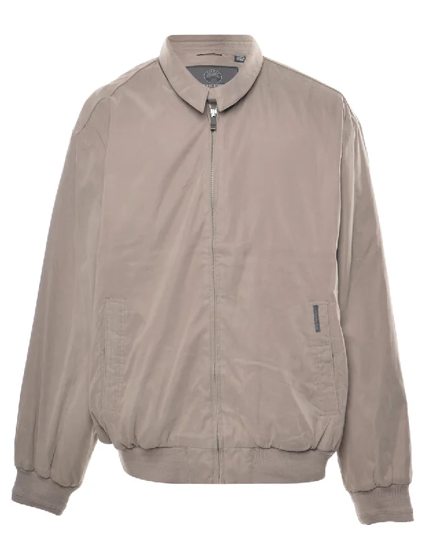 Deal Alert Weather Proof Zip-Front Light Brown Jacket - XL