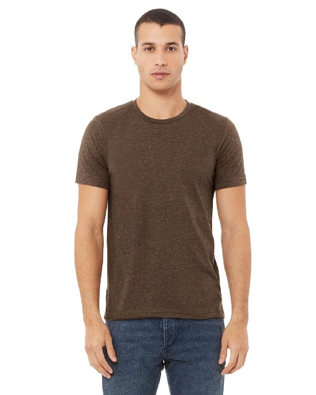 Time-Limited Offer Bella+Canvas Unisex Heather CVC T-Shirt | Heather Brown
