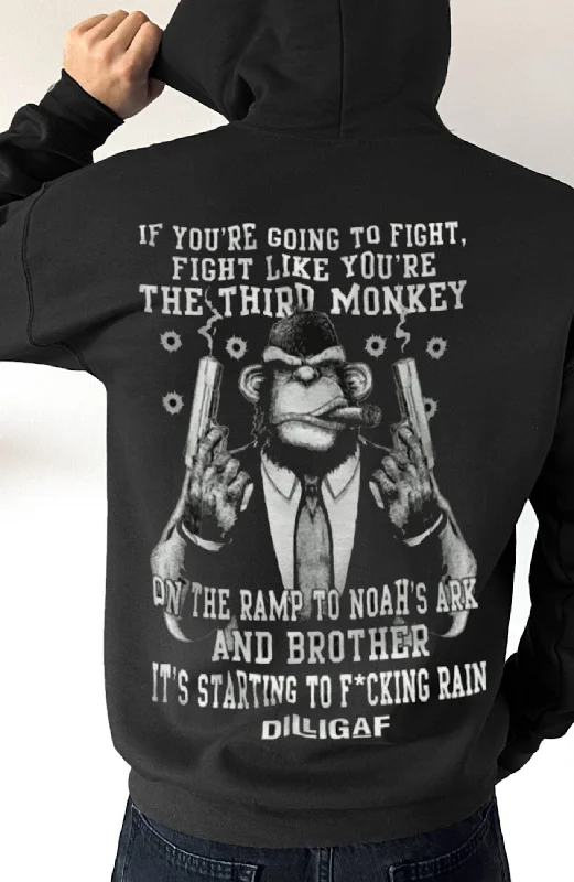 Great Bargain Third Monkey Pullover Hoodie