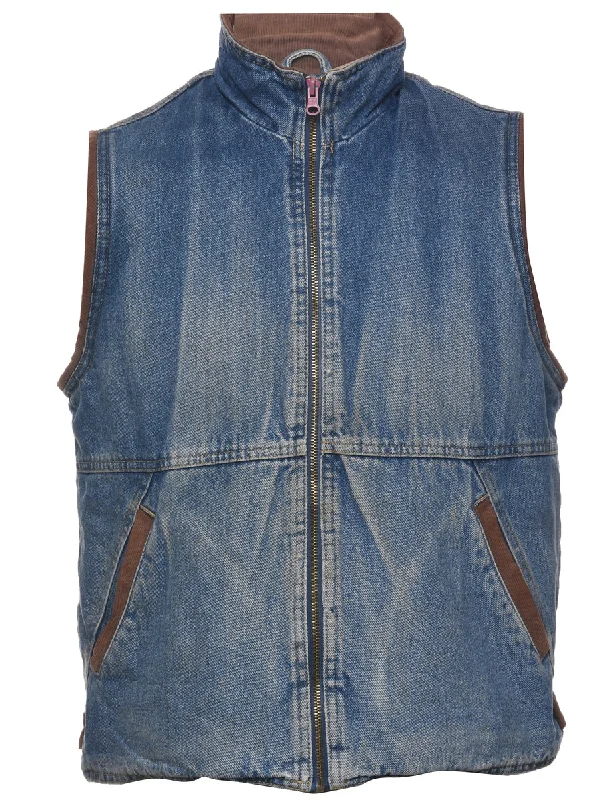 Deal of the Week Wrangler Shearling Denim Vest - S