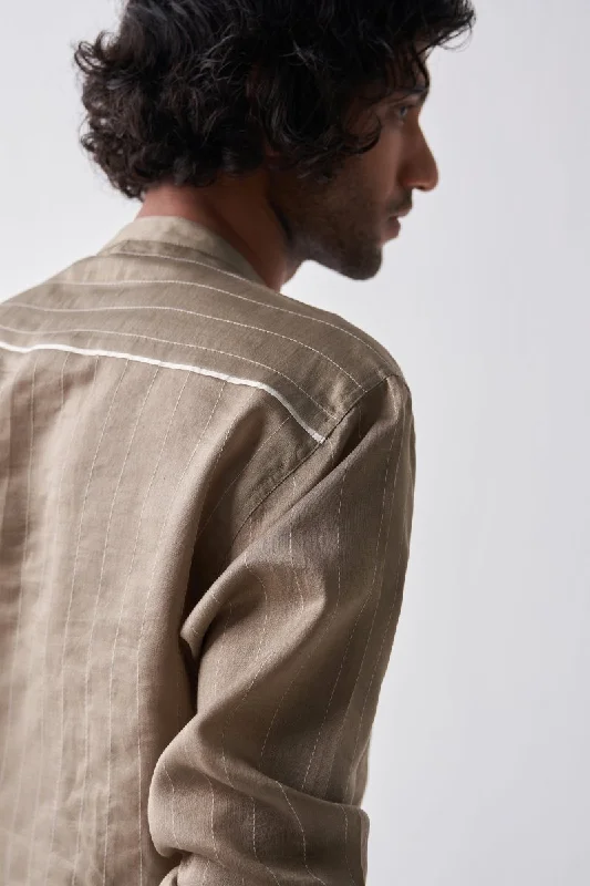 Deal Zone Embroidered Shirt - Sage