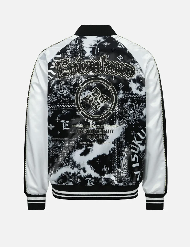 Buy More, Save More Dyed Paisley Allover Souvenir Jacket