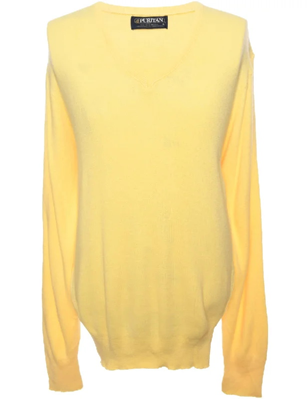 While Supplies Last Yellow Puritan Jumper - L