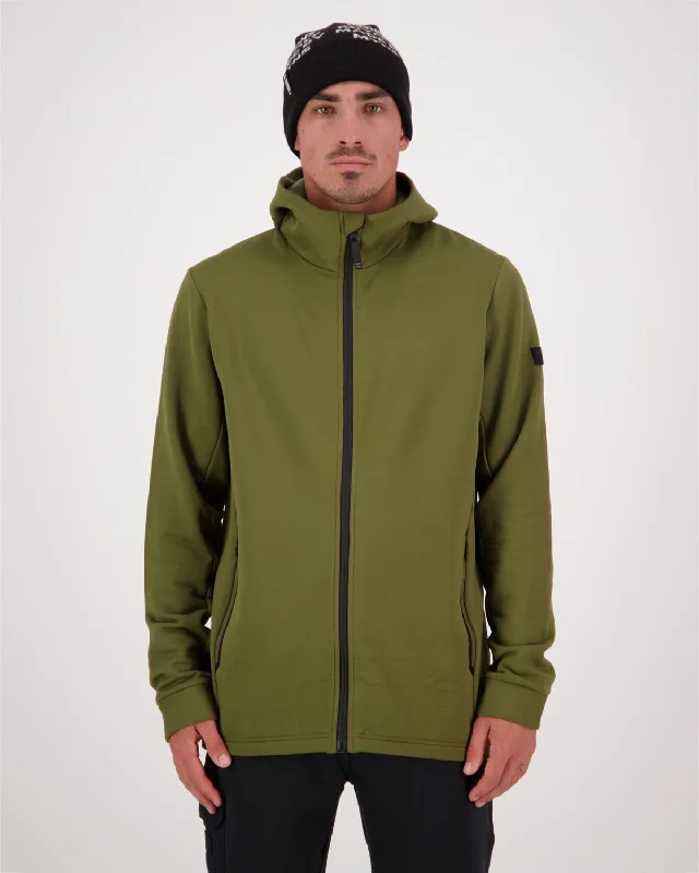 Midnight Sale Arcadia Merino Fleece Hoody - Dark Olive