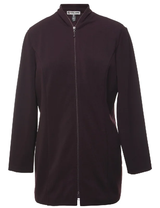 Super Bargain Zip Front Jacket - M