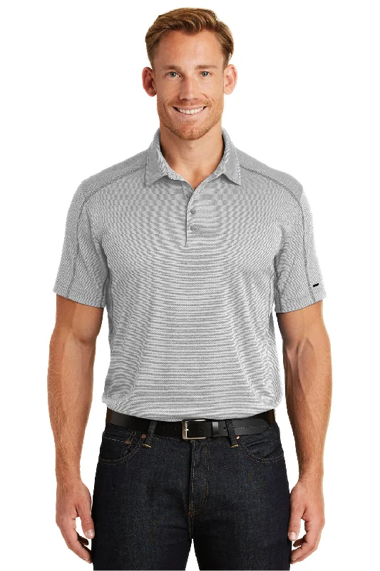 Price Reduction Ogio Mens Orbit Moisture Wicking Short Sleeve Polo Shirt - Rogue Grey/White - Closeout Price Reduction Ogio Mens Orbit Moisture Wicking Short Sleeve Polo Shirt - Rogue Grey/White - Closeout