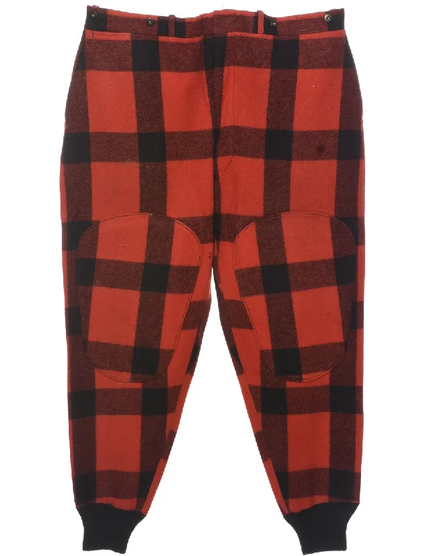 Special Price Woolrich Buffao Check Trousers - W42 L32