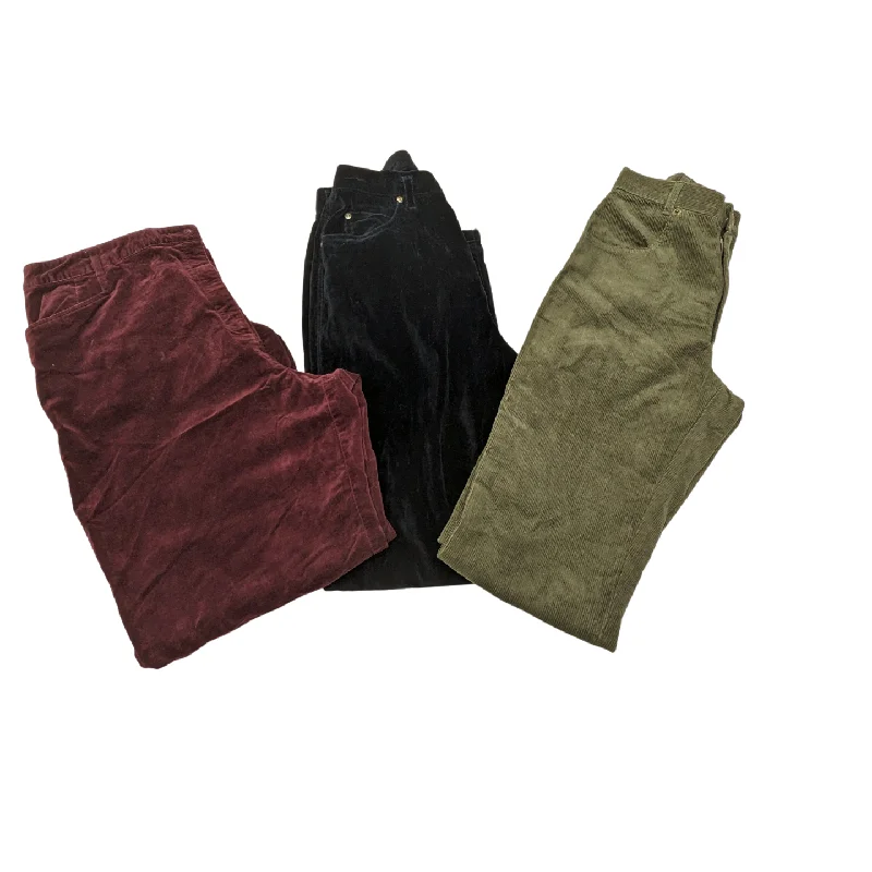 Deal Dash Vintage Corduroy & Velvet Trousers 31 pcs 36 lbs A1226210-21
