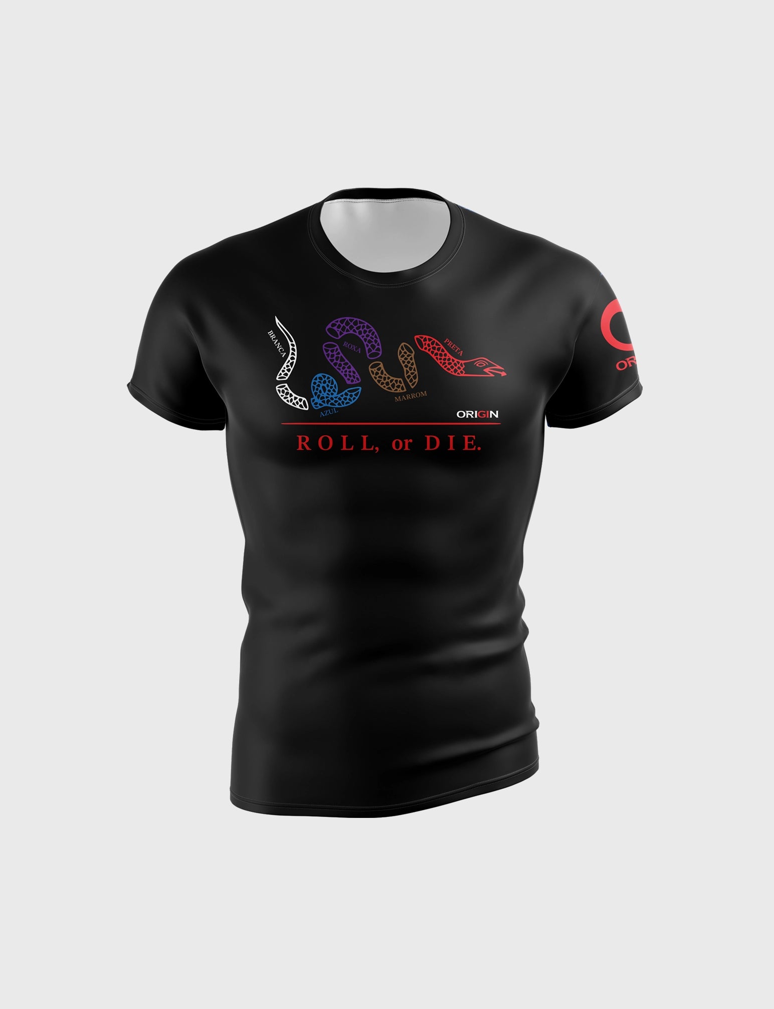 Time-Sensitive ROLL OR DIE SS COMPRESSION FIT RASHGUARD