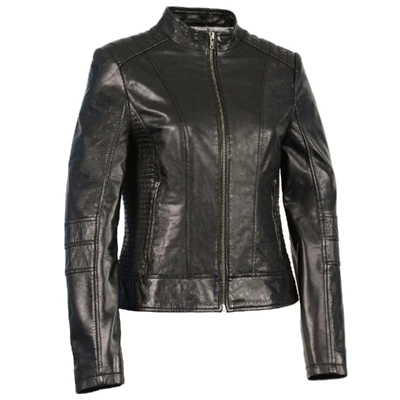 Fantastic Savings Milwaukee Leather Women's Zip Front Stand Up Collar Black Leather Jacket SFL2860 Fantastic Savings Milwaukee Leather Women's Zip Front Stand Up Collar Black Leather Jacket SFL2860