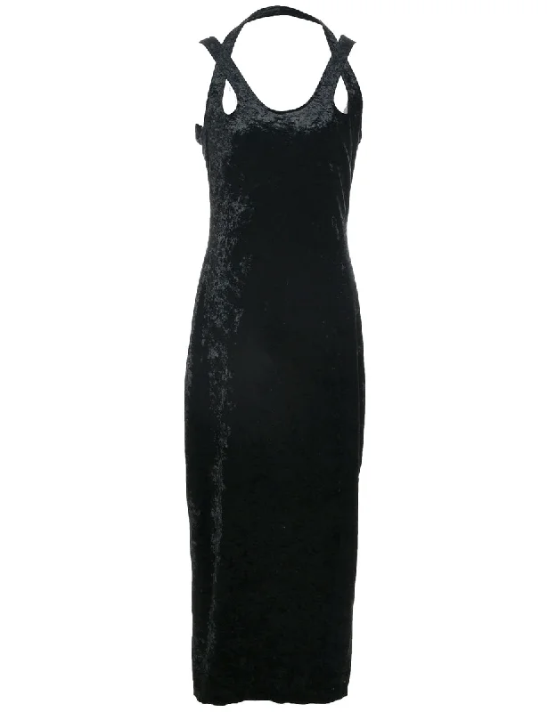 Price Break Velvet Evening Dress - S